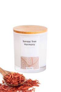 Świeca z wosku sojowego: SANDAL TREE HARMONY