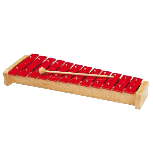Czerwone cymbałki, ksylofon 12 tonowy GOKI