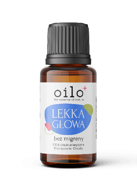 Oilo Bio - Mieszanka olejków na migrenę - Lekka Głowa - 5 ml 