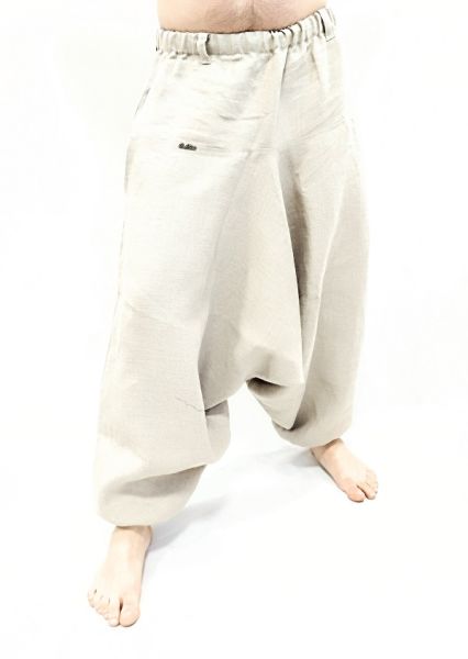 Szarawary lniane męskie