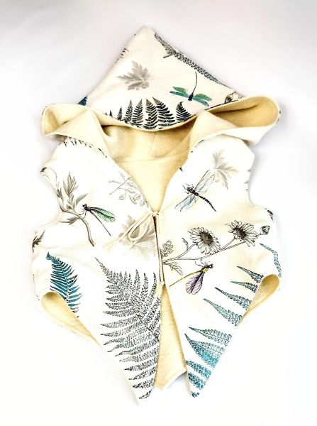 Kamizelka ważki -len-wełna (S/M)