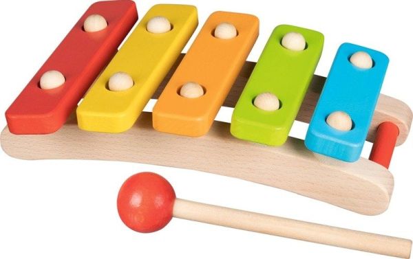 Drewniane cymbałki, ksylofon kolorowe dźwięki Goki
