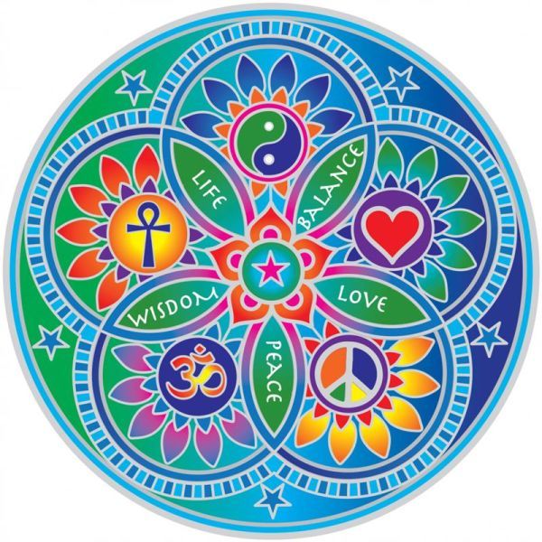 Naklejka na szybę - Mandala Energie