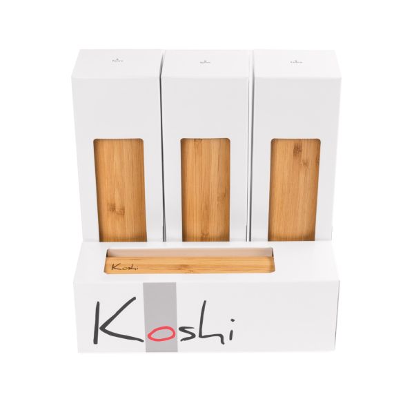 Komplet (zestaw) 4 dzwonków Koshi (instrument do dźwiękoterapii)