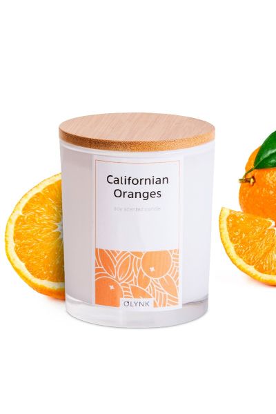 Świeca z wosku sojowego: CALIFORNIAN ORANGES