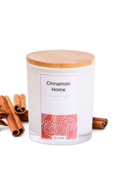 Świeca z wosku sojowego: CINNAMON HOME