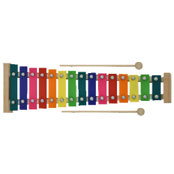 Cymbałki, ksylofon 15-tonowy MATMAX