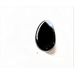 Wisiorek Czarny Onyks kamień - 2,5 - 3,5 cm