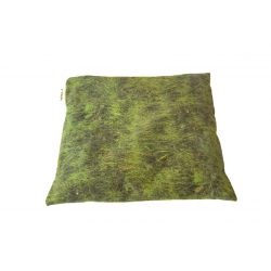 Poduszka mała bawełniana z łuską gryki (trawa)